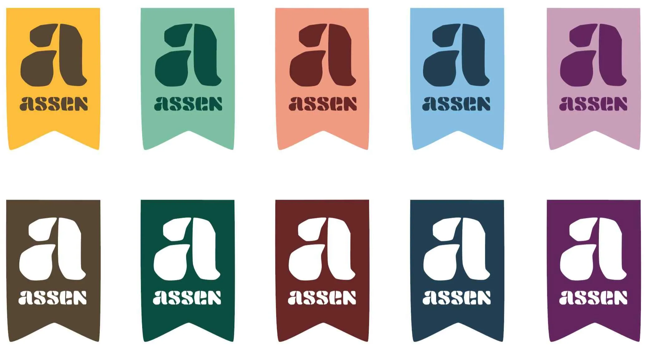 Logovariaties stadsmarketing Assen